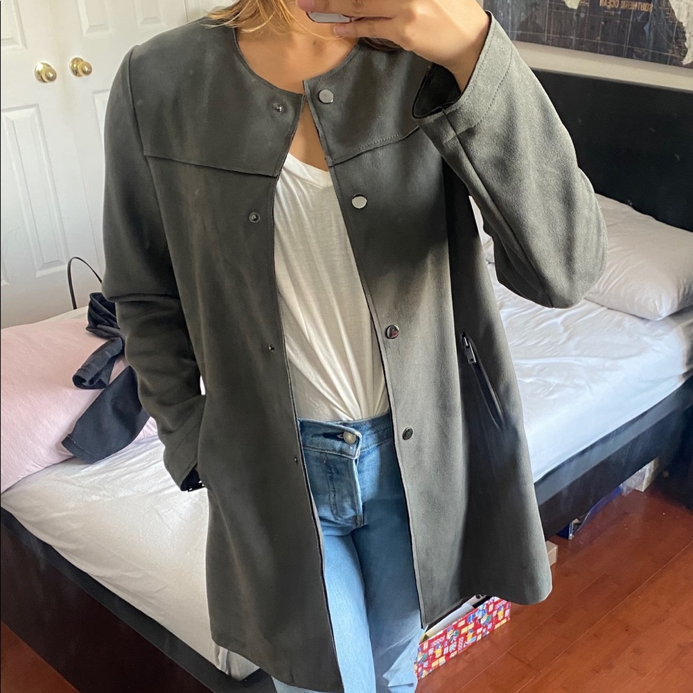 Grey Car Coat - Primark
